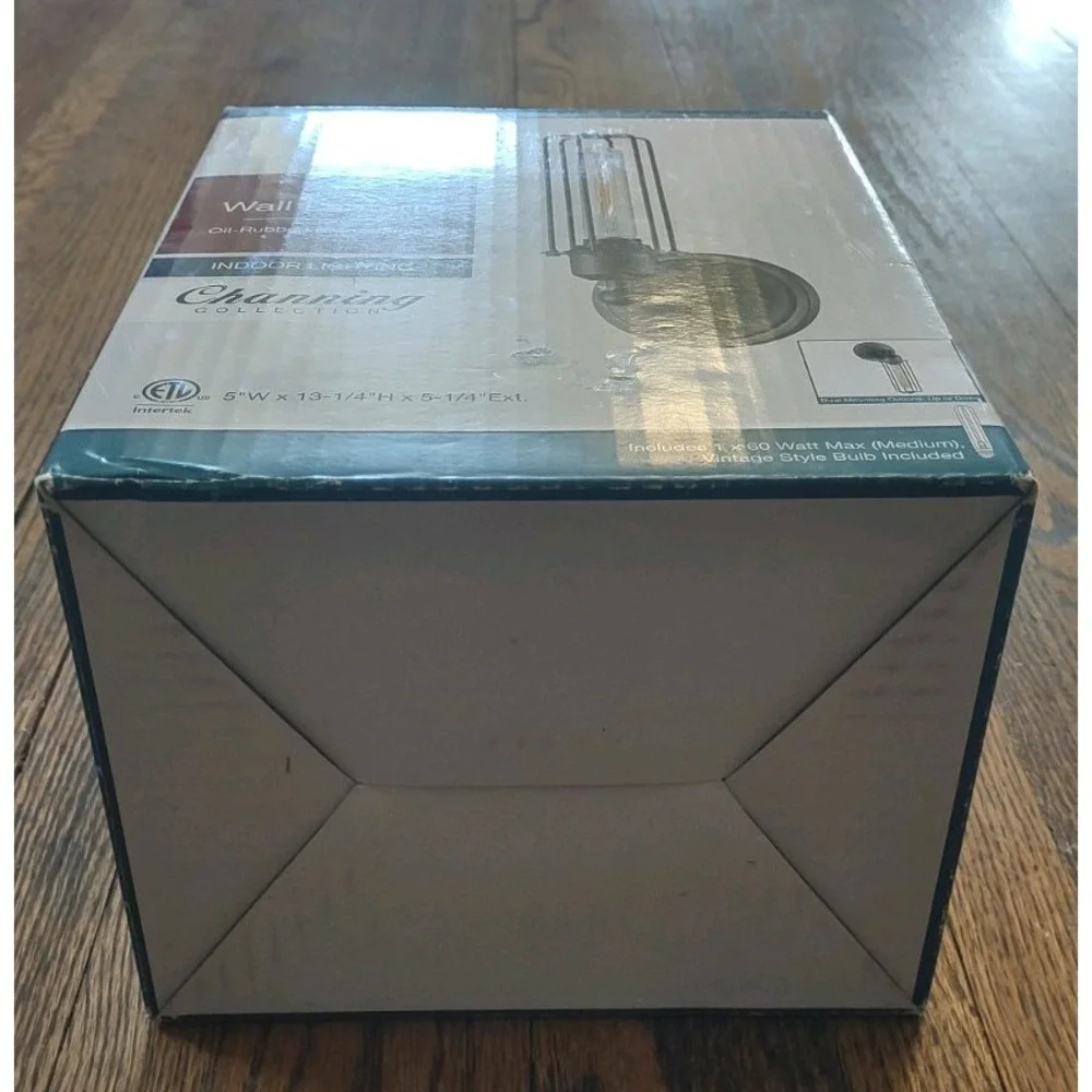 Patriot Lighting Channing 1-Light Wall Lantern Oil-Rubbed Bronze 351-6911 NIB